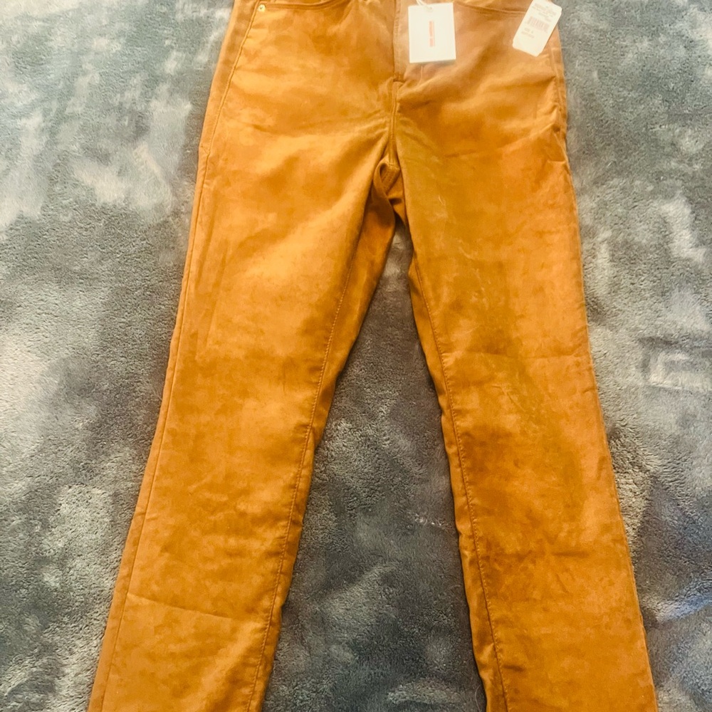 Nordstrom Brown Suede-Like Pants